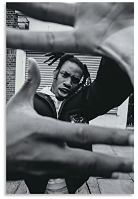 HANYING Denzel Curry Rapper Cool And Dazzling Art Poster Home Decor Poster Wandkunst Hängende Bild Druck Dekorative Malerei Poster 20 x 30 cm