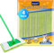 KEEPOW Panni Riutilizzabili per Swiffer Lavapavimenti Scopa, Lavabili, in Microfibra, per Lavori a Umido e a Secco, Adatti per la Scopa Swiffer, 4 Pezzi