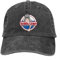 VIDOJI Baseballmütze Bubba Gump Garnelen Trucker Hut Merchandise Vintage Distressed Denim Sonnenkappe Unisex Aktivitäten Mützen Hut