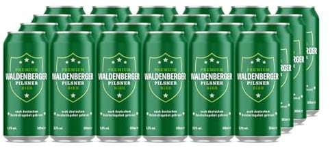 Waldenberger Premium Pilsner Bier, 24 x 0,5 l