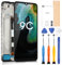 pour Xiaomi Redmi 9A / Redmi 9C / Redmi 9C NFC/Redmi 10A LCD Display - Écran pour Redmi 9C Numériseur Écran Tactile M2006C3MG M2006C3MT Verre Panneau Full Assemblée Réparation (Noir avec Cadre)