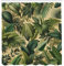 ABAKUHAUS Vert Rideau de Douche, Conception D'Exotiques Modernes Feuilles De Palmier Art Hawaïen, Material Resistente al Agua Durable Estampa Digital, 175 cm x 200 cm, Kaki Teal Marron Pastel