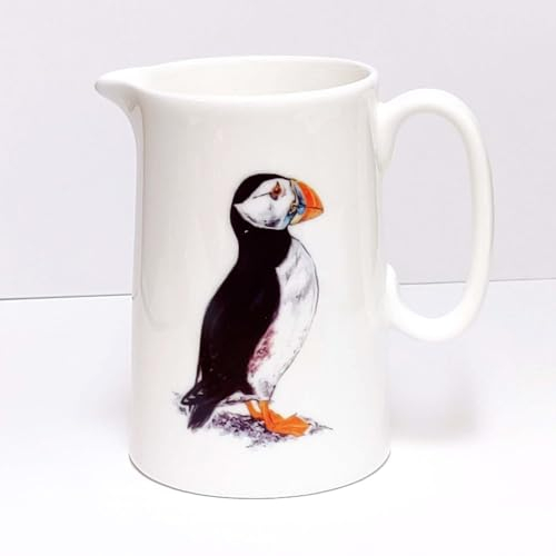 Redwood Collection Puffin Design Fine Bone China Jug (300 ml), RW19504