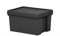 16L Heavy Duty Storage Boxes with Lids, 100% Recycled Plastic, Stackable Nestable Durable Strong Lid snaps into place and features holes to add tie-wraps for added security for Home & Office Storage