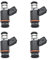 Wivplex 4-teilige Einspritzdüsen for VW CORRADO, Sharan, Vento, Golf, Passat, Bora, 805000348303 IWP076 IWP-076 021906031B 021 906 031B Austausch der Kraftstoffeinspritzung