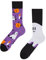 Dedoles Calzini Unisex Donna Uomo & Bambini Calze Cotone con tanti Design divertenti sinistra destra diversi, colore: Viola, disegno: Fantasmi e zucche, taglia: 43-46