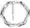 Diesel Herren Silberfarbenes Edelstahl Armband, DX1577040