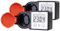 revolt Strommessgerät Steckdose: 2er-Set Outdoor-Energiekostenmesser & Stromverbrauchszähler, 3.680 W (Stromzähler Steckdose außen, Watt Messgerät, Solar Lichterkette)