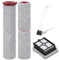 Rouleau à Brosse de Rechange pour Aspirateur Roborock Dyad Pro/Dyad Pro Combo, Kit d'accessoires de Rechange avec 3 rouleaux de brosse, 1 filtre, 1 brosse de nettoyage