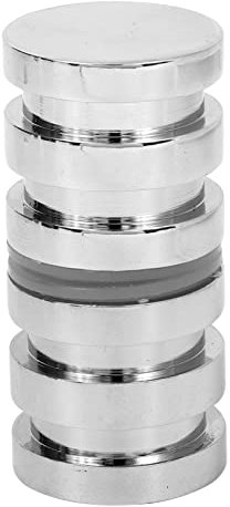 HOUDERCO Zinklegierungsgriff Für Glastüren Rost Badezimmer Türknopf Doppelter Handgriff Für Glastüren Hochglanz Finish Für Badezimmer Und Schränke