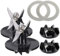 Szwaldaper 2set Blender Cutting Assembly with Gasket Replacement Compatible with, for Cuisinart, SPB-456-2B and PowerBlend Duet BFP-10CH Food Processor Blade