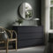 Home Collective Kommode 120cm breit mit 6 Schubladen Kommode anthrazit Holz Schrank mit Schubladen Sideboard Highboard Anrichte Schlafzimmer Wohnzimmer Flur Büro Organizer Breite 120 cm Höhe 78 cm