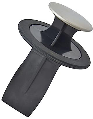 SHINEOFI 1pezzi Tappo Sealing e Filtro Per Lavello Cucina Accessorio Multifunzione Per Dispenser Rifiuti Con Dispositivo Raschia Avanzi Nero Resistente