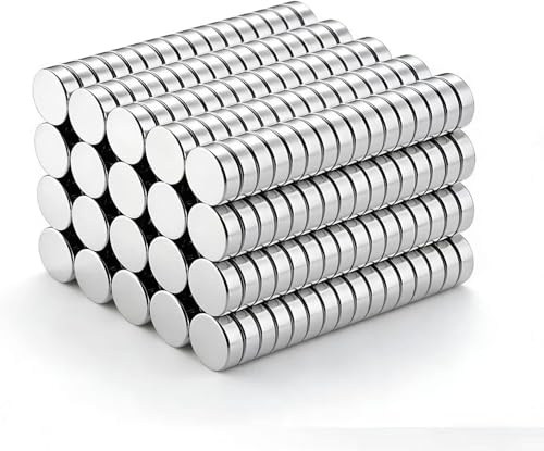 120 Stück Extra Starke Neodym Magnete 5x2mm Kühlschrankmagnet Magnettafel Kleine Magnet Mini Rund Magnete Stark für Whiteboard DIY Handwerk Alltag Magneten