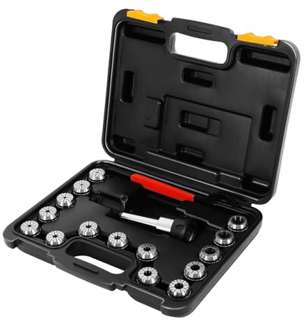 MT3 ER32 M12 Set de mandrins à pince de serrage, porte-outils, plage de 3 à 20 mm, avec coffret en aluminium, pour fraiseuses industrielles CNC