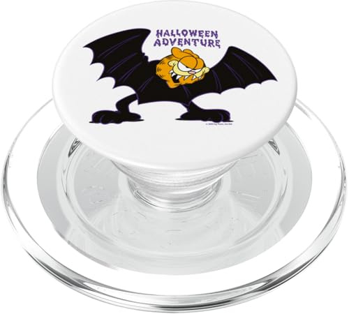 Garfield Halloween Abenteuer Vampir Fledermaus Trick Treat Cartoon PopSockets PopGrip für MagSafe