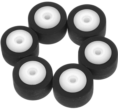 Hemobllo Set 6 Pezzi Rullo di Pressione Puleggia in Gomma e Cuscinetto per Riparazione Dispositivi Audio, Dimensioni Compatte per Videoregistratori e Registratori Portatili