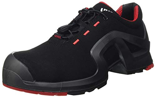 Uvex 1 x-tended Support Arbeitsschuhe - Sicherheitsschuhe S3 SRC ESD - Rot-Schwarz - Weite 12 / Weit - GR, Größe:42