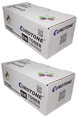 Eurotone 2X Müller Printware Toner für Panasonic KX-MB 1900 2000 2001 2010 2020 2025 2030 2035 2061 G-W PD G GB ersetzt KX-FAT411X KXFAT411X Schwarz