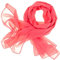 DOLCE ABBRACCIO by RiemTEX Schal Damen SWEET LOVE Stola Chiffon Tuch in 30 Unifarben Schals und Tücher Halstücher XXL Chiffontücher in kräftigem Rosa Halstuch für jede Jahreszeit (Barbierosa)