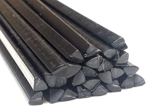 Kunststoffschweißdraht PA GF 4mm Dreikant Schwarz 25 Stäbe