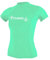 O'Neill Wetsuits Damen T-Shirt WMS Basic Skins S/Rash Guard, Light Aqua, L, 3548-216-L