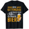 Kettensäge Bier Benzin Motorsäge Holz machen Wald Baum T-Shirt