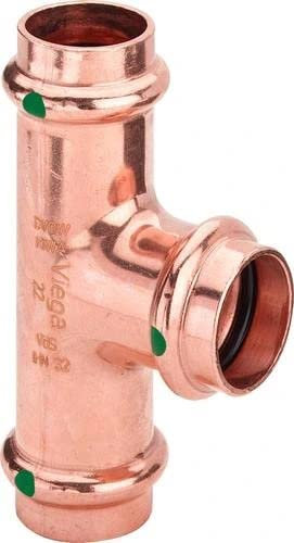 Profipress Té 18x18x18mm Raccordo à Pression en Cuivre – SC-Contur – Certifié DVGW – pour Eau Potable et Chauffage