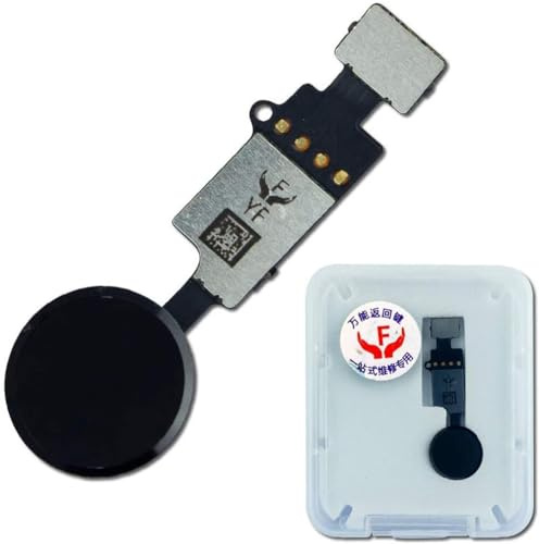 OuiSmart Bouton Home + Nappe (iPhone 8 Plus, Noir)