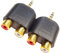 SHANFEILU 3.5mm Stereo to 2-RCA Splitter Audio Adapter Gold Plated 3.5mm TRS Male to Dual RCA Female Jack Y Plug Audio Converter (2 Pack)