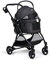 Hundebuggy mit Klappfunktion Pet-Stroller Hundewagen Buggy für Hunde und Katzen Haustierwagen Katzenbuggy, Für Mehrere Haustiere, Mittelgroße Hunde und Katzen, Schwarz Plus, 73 x 55 x 100 cm, 20KG