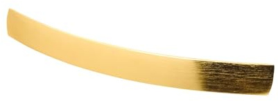 Decoranddecor Loch Gold Cupboard Handles – 128mm Hole Centre Bow Shape Pulls for Kitchen Cabinets and Drawers, Modern Curved Design Ideal for Cupboards, Wardrobes and Storage Furniture