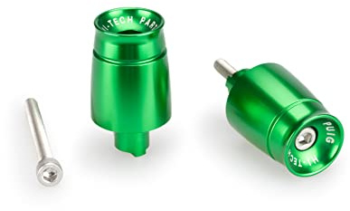 Puig 21026V Bar Ends Sport Model for Kawasaki Green