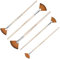 5 Pièces Pinceaux de Peinture, Pinceau en Éventail en Nylon, Ensemble de Pinceau d'artiste pour Peinture Acrylique, Aquarelle et Huile