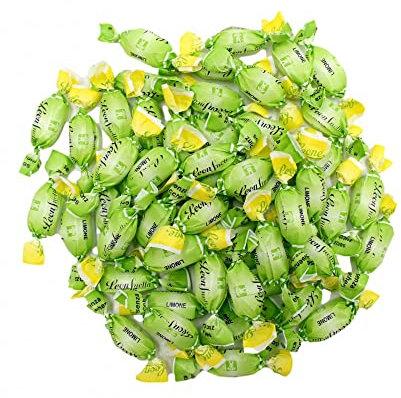 Leonsnella - Caramelle Senza Zucchero al LIMONE - Confezione da 100 gr - Senza Coloranti e Senza Glutine - Dolcificate con isomalt, malititolo - Pastiglie Leone
