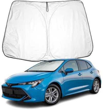 BIXUAN Parasol Compatible con Toyota Corolla Sports E210 - Parabrisas para el Coche Frontscheibenabdeckung Wind - Frontscheibe Blockiert UV Abdeckung Faltbar