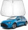 BIXUAN Parasol Compatible con Toyota Corolla Sports E210 - Parabrisas para el Coche Frontscheibenabdeckung Wind - Frontscheibe Blockiert UV Abdeckung Faltbar