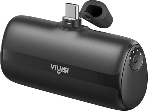VIYISI Batterie Externe USB C de 5000 mAh avec Petite Taille, 20W Power Bank Charge Rapide pour Samsung S22 S21 S20 Xiaomi Huawei Oneplus Smartphone Andoird Type-C