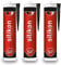 Cartuccia in silicone sanitario, 310 ml, colore nero, sigillante per fughe per bagno, doccia, cucina, impermeabile con effetto protettivo, resistente alla muffa, ai raggi UV e alle intemperie (3)