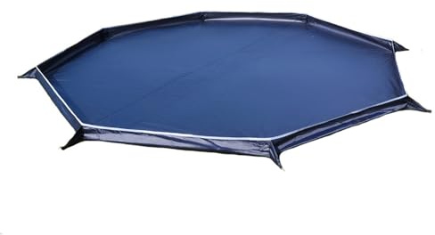 Vilemoon Achteckige Zelt-Fußabdrücke für 2–3 Personen, Tipi-Heißzelt, Höhe 13 cm, Bodenplane, wasserdicht, leicht, Camping-Plane