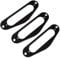 ibasenice 3stücke Humbucker Pickup Für Tl-stil Gitarren Schwarz Langlebige Montage-ringe Für Single Coil Tonabnehmer Für Gitarrenbauer Und Musiker