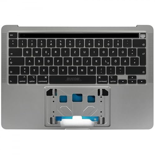 Topcase Palm Rest Keyboard with Touchbar for MacBook Pro 13 Inch Retina A2251 2020 Grey