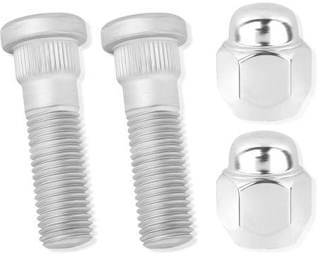 Radbolzen-Set, M12 x 1,5, Radschrauben und Radmuttern, OEM-Nr. 52950-14140,52950-M1000 für Vorder- und Hinterrad, kompatibel mit Hyundai Santa Fe Sonata, Kia Rio Sportage, 2 Stück