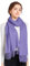 ELF KUCKUCK Schal Damen Winter Baumwolle Winterschal Pashmina Hell Lila