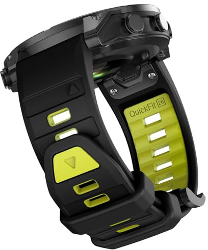 OVERSTEP Correa Reloj para Garmin Fenix 8 51mm, 26mm Quickfit Pulseras de Repuesto para, Fenix 5X,Fenix 6X,Fenix 7X,Epix Pro 51mm,Fenix 3,HR,Quaitx3 Smartwatch Band.