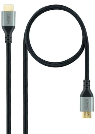 Brightium HDMI 2.1 ULTRA HIGH SPEED M-M BLACK 3M CABLE, support 8K 60Hz, maximum video and audio quality, ideal for TV, consoles and PC.