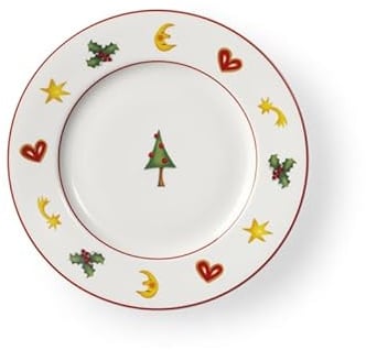Dibbern Sonderaktion FBC Season´s Greetings - Teller flach 21 cm Motiv Tanne - NEU