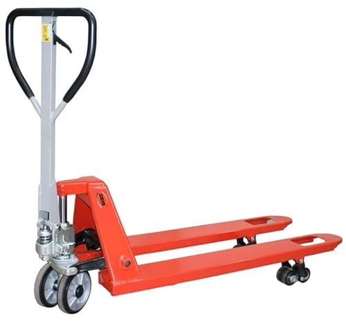 Gabelhubwagen 2500 Kg Gabellänge 800 mm Gummi/Polyurethan Tandem