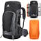 Aolawco Wanderrucksack, Trekkingrucksack Wanderrucksack, Rucksack Reiserucksack Herren Damen Atmungsaktiv mit Regenschutz, Großer Rucksack für Outdoor Reisen Camping Trekking