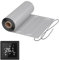 Elektrische Fußbodenheizung: Zweiader-Heizmatte mit Aluminiumfolie WARMON ALU 150 W/m² mit Thermostat TS 100 Serie, Thermostat:TS100 WiFi Schwarz, Mattengröße:1 m²